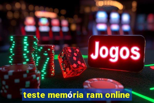 teste memória ram online