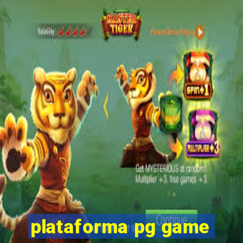 plataforma pg game