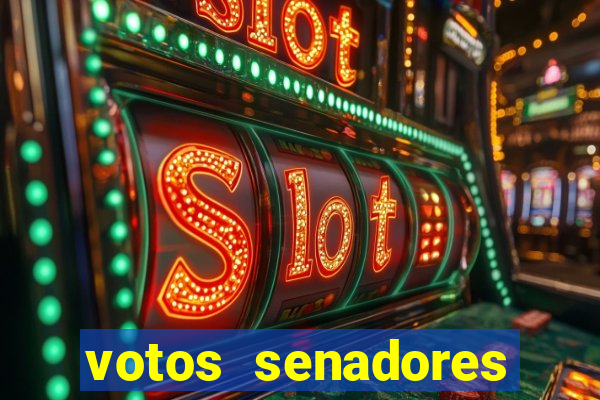 votos senadores impeachment moraes