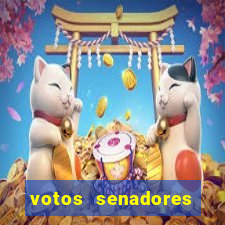 votos senadores impeachment moraes