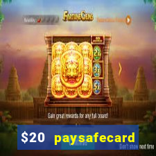 $20 paysafecard deposit bonus casino nz