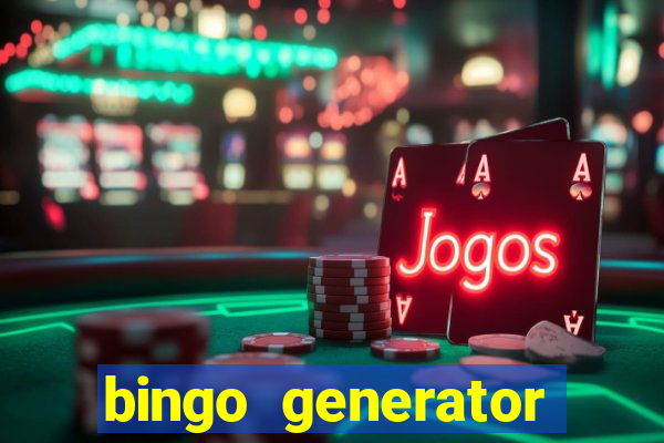 bingo generator with images