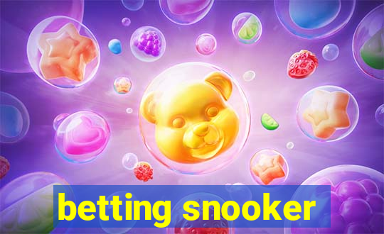 betting snooker