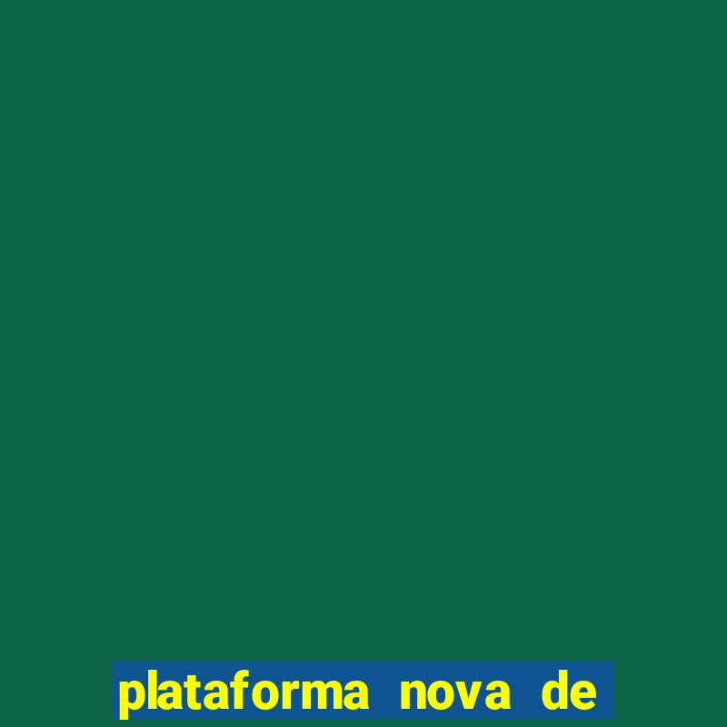 plataforma nova de jogo online