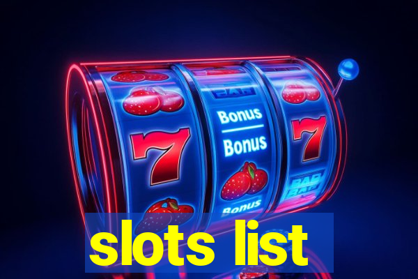 slots list