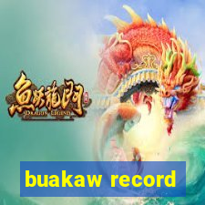 buakaw record