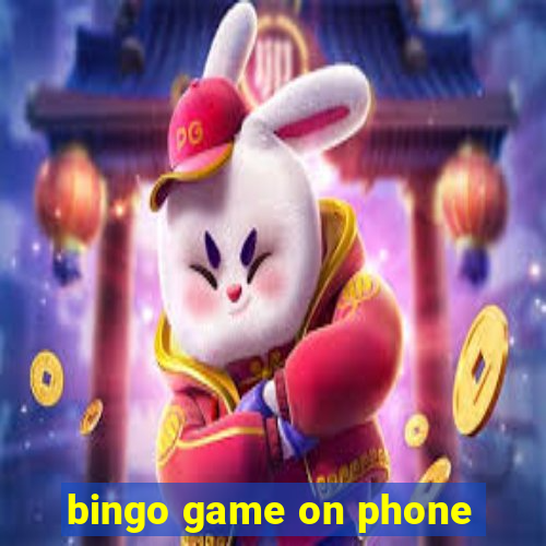 bingo game on phone