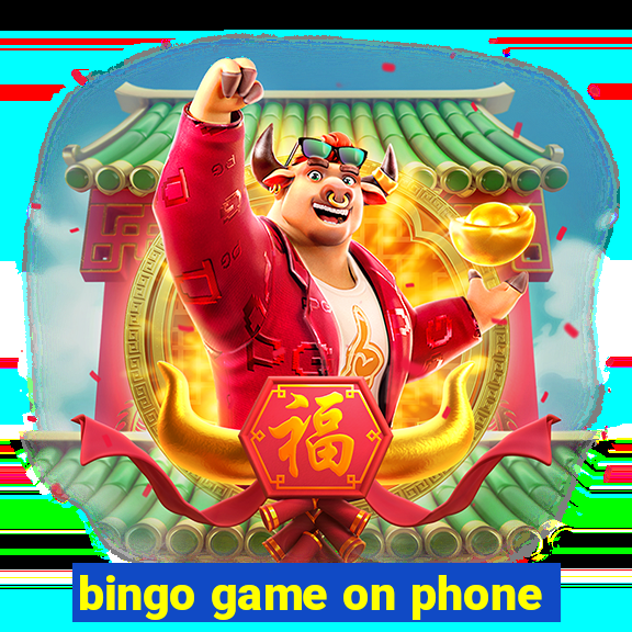 bingo game on phone