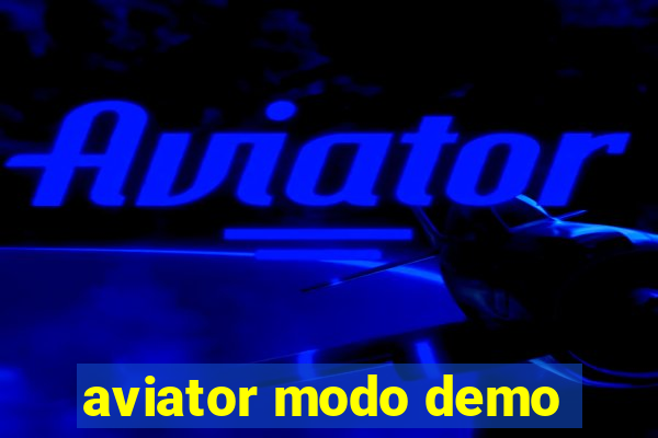 aviator modo demo