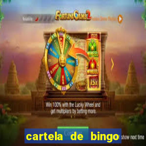 cartela de bingo 75 para imprimir