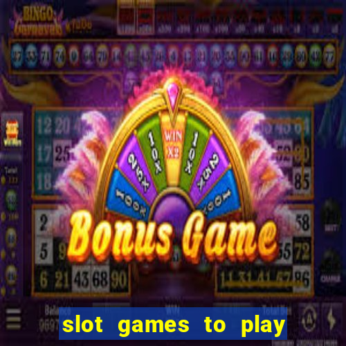 slot games to play for free