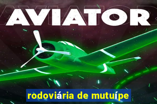 rodoviária de mutuípe