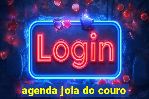 agenda joia do couro