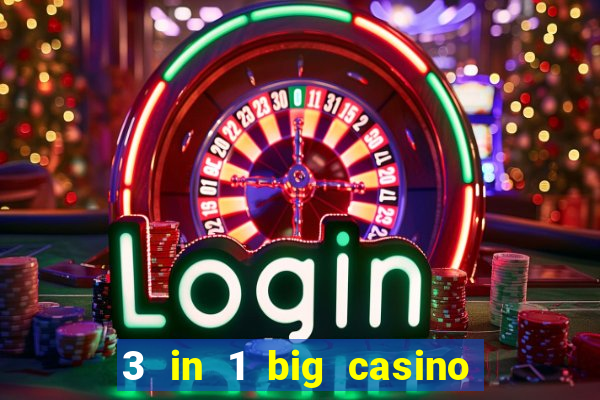 3 in 1 big casino game set