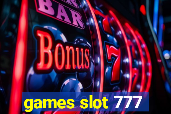 games slot 777