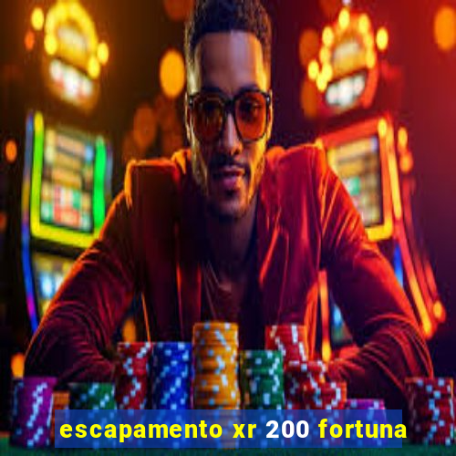 escapamento xr 200 fortuna