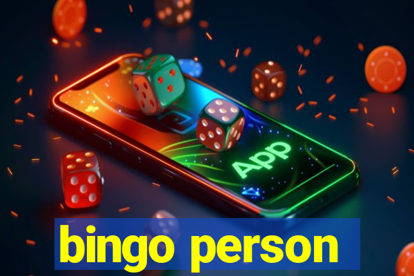 bingo person