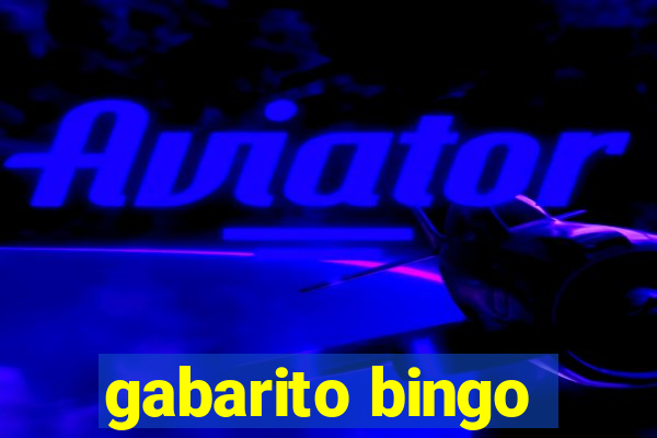 gabarito bingo