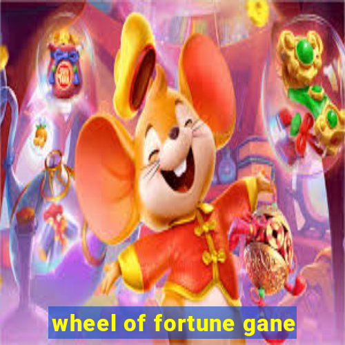 wheel of fortune gane