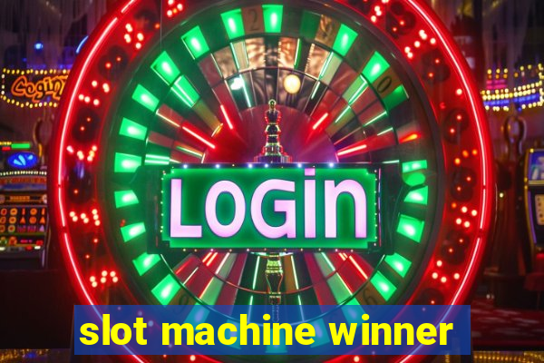 slot machine winner