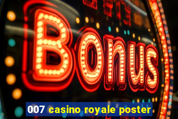 007 casino royale poster