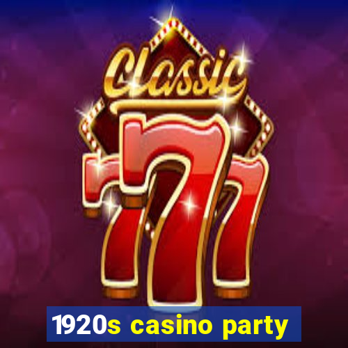 1920s casino party