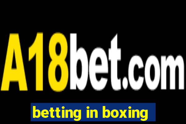 betting in boxing