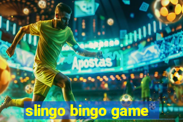 slingo bingo game