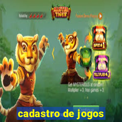 cadastro de jogos