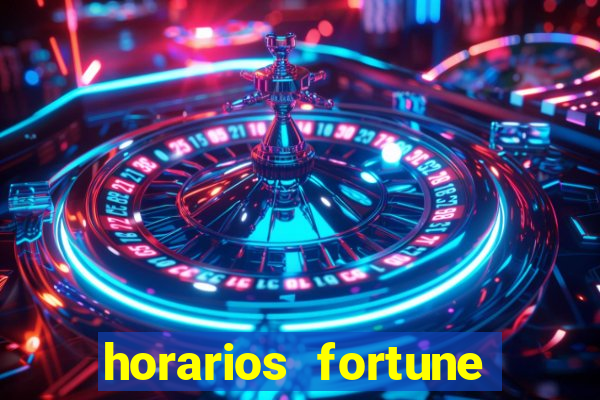 horarios fortune tiger hoje