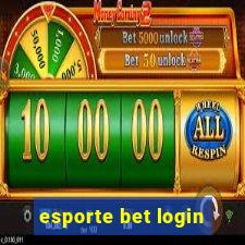 esporte bet login