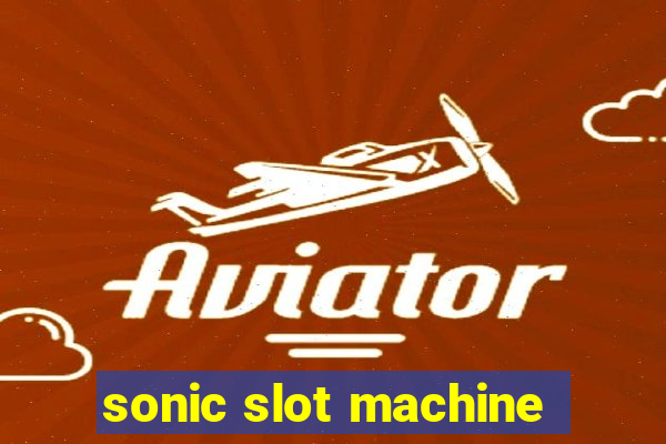 sonic slot machine