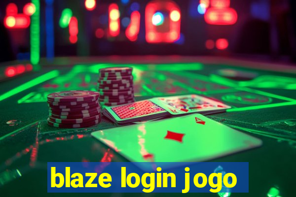 blaze login jogo