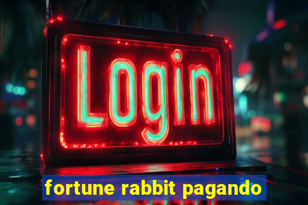 fortune rabbit pagando