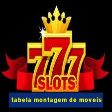 tabela montagem de moveis