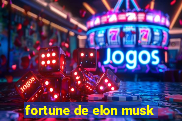 fortune de elon musk