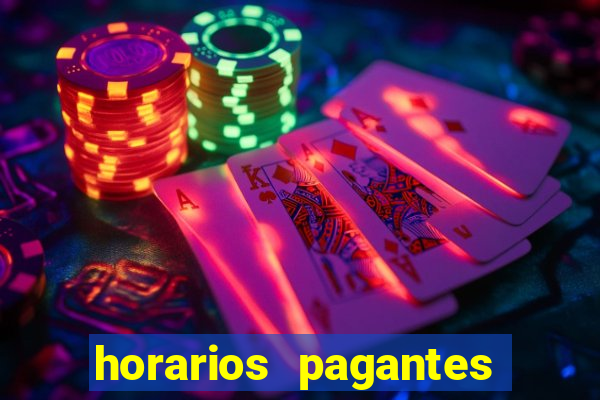 horarios pagantes fortune tiger hoje