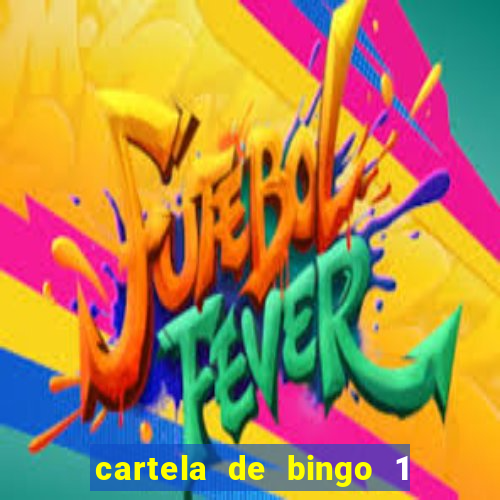 cartela de bingo 1 a 50