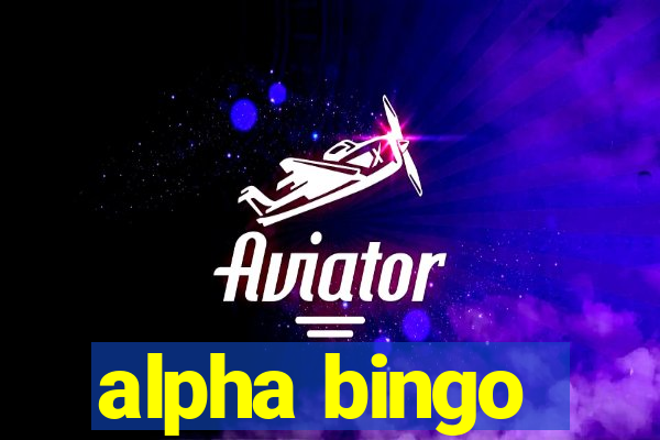 alpha bingo