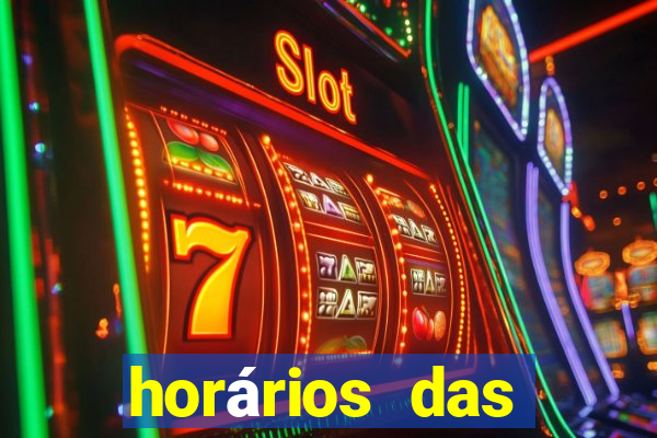 horários das plataformas de jogos