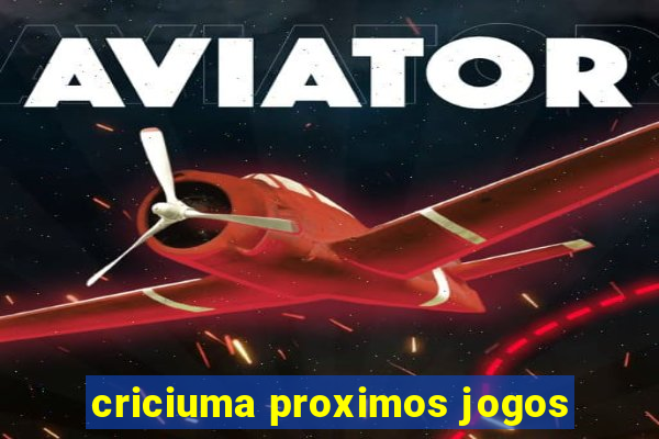 criciuma proximos jogos