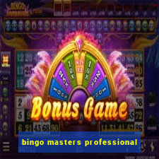 bingo masters professional