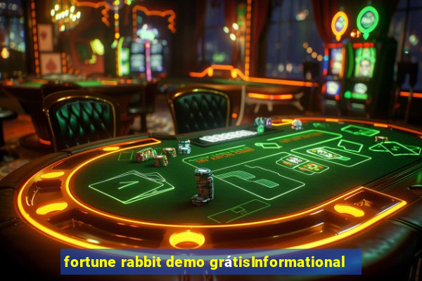 fortune rabbit demo grátisInformational