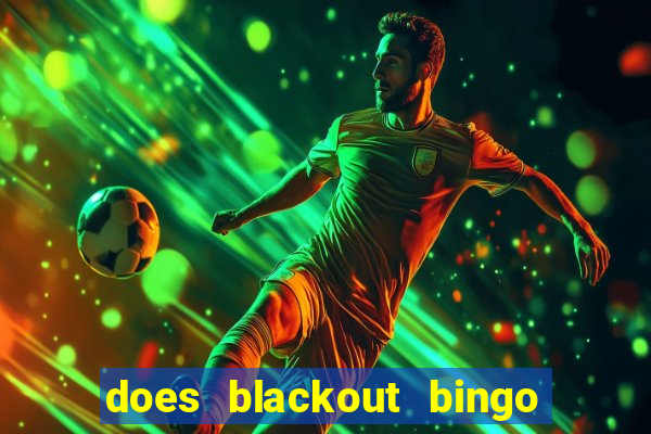 does blackout bingo really pay