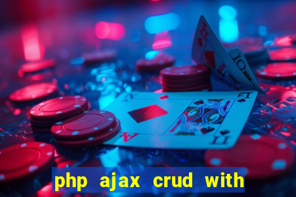 php ajax crud with datatables and bootstrap modals