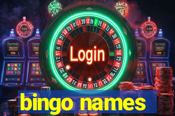 bingo names