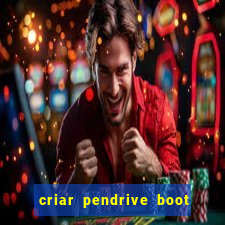 criar pendrive boot windows 10