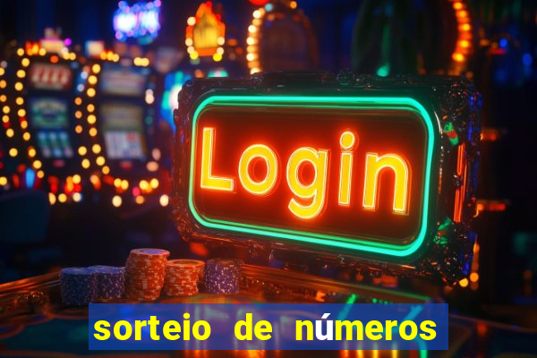 sorteio de números para bingo