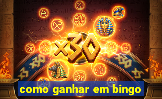 como ganhar em bingo