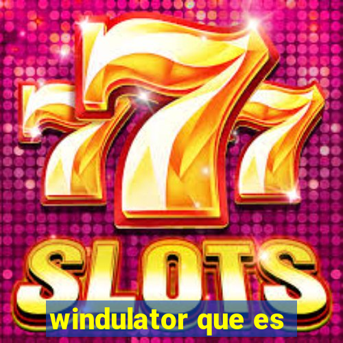 windulator que es